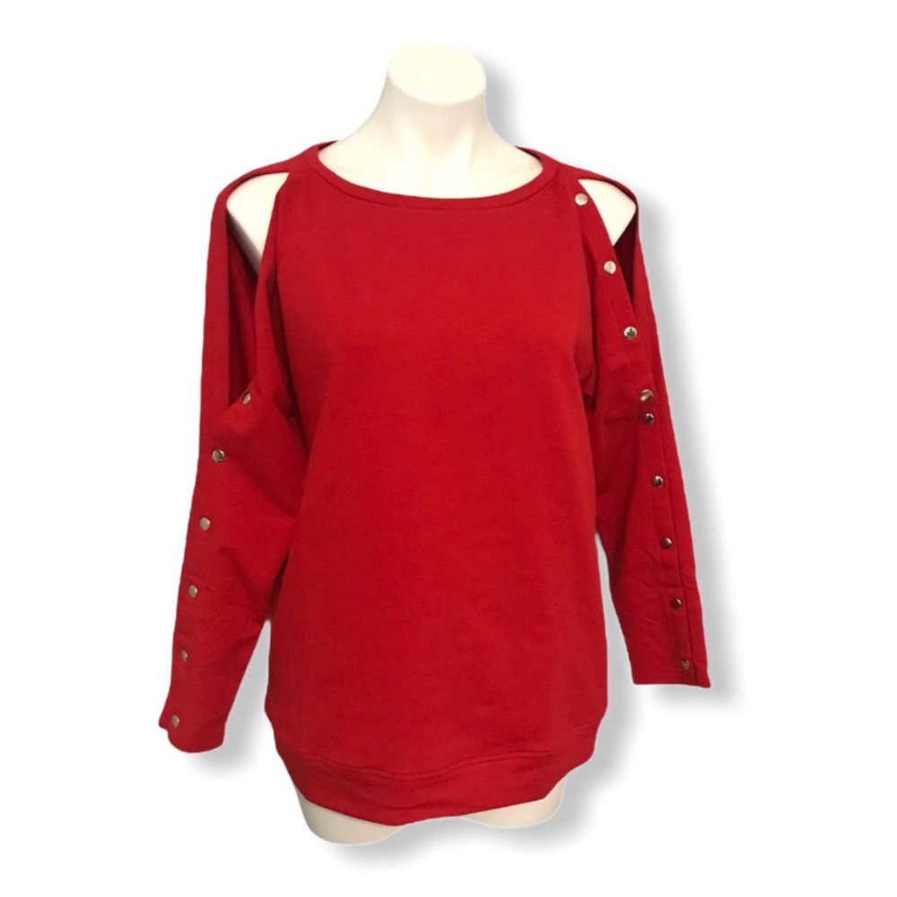 Project Runway Long Sleeve Cold Shoulder Shirt